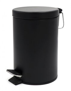 Изображение товара Ведро Ridder Ed 5 л с педалью черное матовое напольное