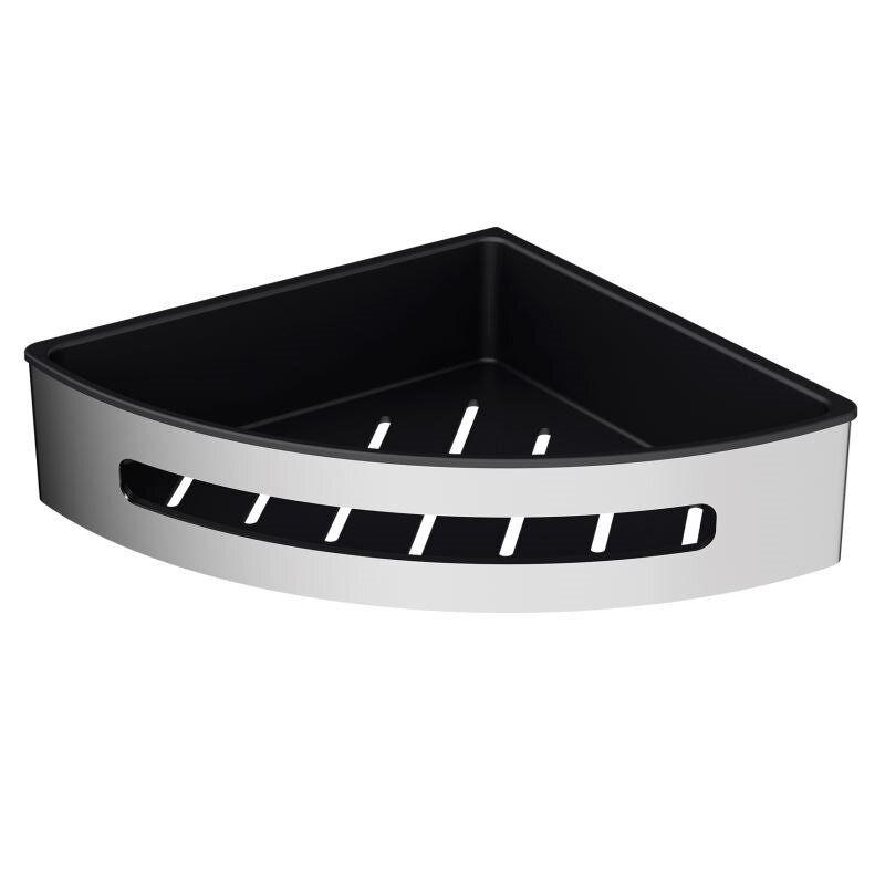 Изображение товара Угловая полка Vitra хром A44187, настенная, стильное решение для хранения