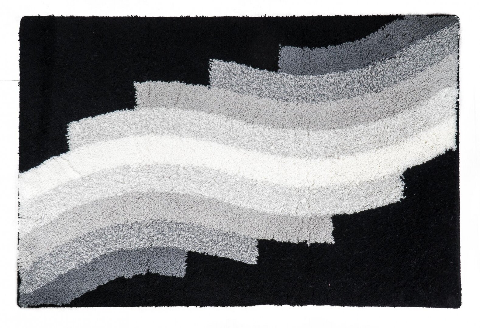 Изображение товара Коврик для ванной комнаты Ridder Streak 60 x 90 см черный акрил Германия