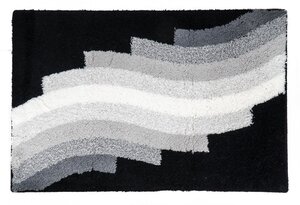 Изображение товара Коврик для ванной комнаты Ridder Streak 7107310 60 x 90 см, черный