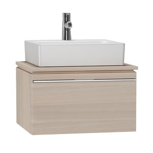 Изображение товара Тумба под раковину Vitra 60 см, подвесная, цвет бежевый дуб, 53758
