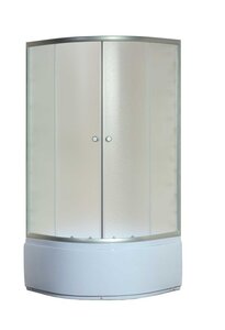 Изображение товара Душевой уголок Niagara Eco 90 х 90 х 195 см, высокий поддон, профиль хром, стекло матовое, NG-006-14N