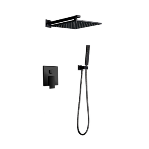 Изображение товара Душевая система ALMAes Leine TVZ-0810, цвет черный матовый