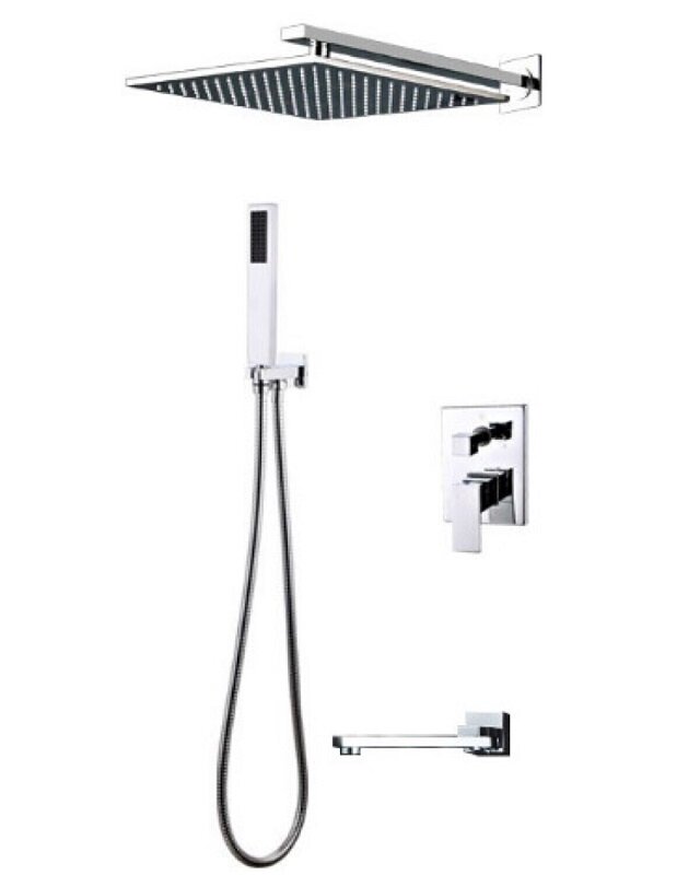 Изображение товара Душевая система ALMAes Elbe TVZ-0812, с изливом, хром