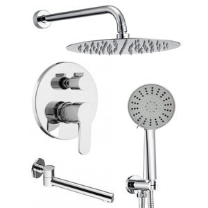 Изображение товара Душевая система ALMAes Ruver TVZ-8828 с изливом хром 25 см