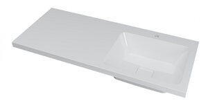 Изображение товара Раковина Madera Kamilla 110 см прямоугольная для ванной или кухни белая