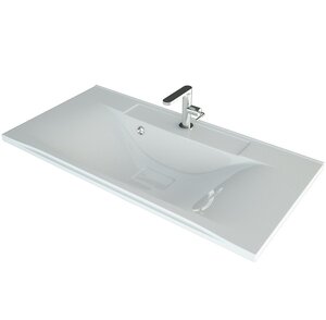 Изображение товара Раковина Madera Milen 4627173210126 90 см, искусственный мрамор, белый