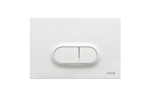 Изображение товара Клавиша смыва Vitra Loop 740-0500, белый глянец, двухрежимная, механическая, Турция