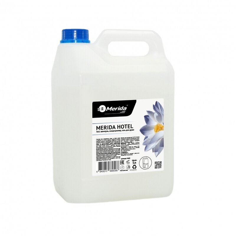 Изображение товара Шампунь кондиционер гель для душа 3в1 Merida Hotel М4О 5 л.