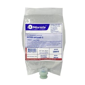 Изображение товара Дезинфицирующий спрей для рук Merida Harmony LSS613-S Экобриз, олива (картридж 500 мл)