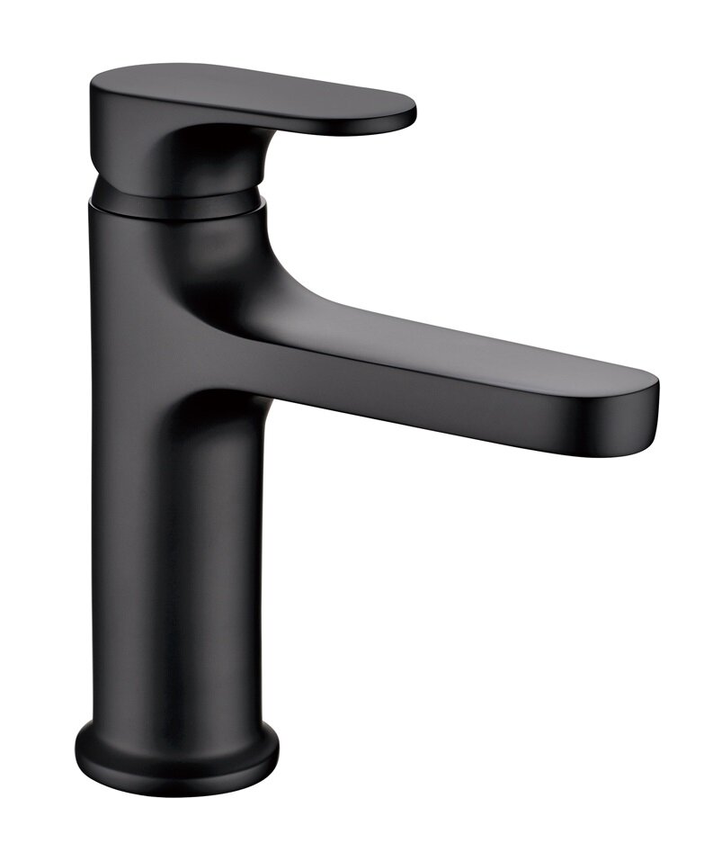Изображение товара Современный черный смеситель для раковины Boheme Spectre 451-B с однорычажным управлением