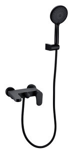 Изображение товара Смеситель для ванны и душа Boheme Spectre 453-B черный, Италия, 19 см