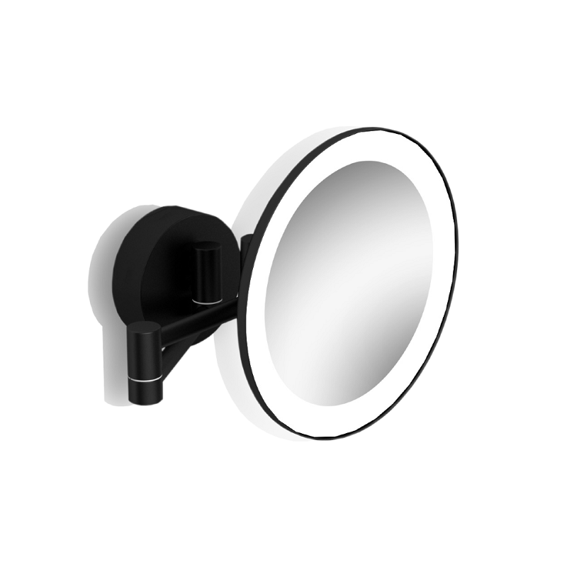 Изображение товара Зеркало косметическое Langberger Black Edition 71585-3-BP с подсветкой, черный матовый