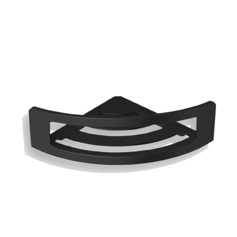 Изображение товара Полка угловая Langberger Black Edition 78160-BPC, черный матовый Изображение товара Полка угловая Langberger Black Edition 78160-BPC, черный матовый