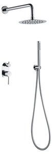 Изображение товара Душевая система Boheme Uno, верхний душ, ручной душ, хром, 464-CR