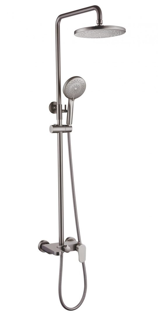 Изображение товара Душевая система Boheme Spectre 458-NB верхний и ручной душ никель Италия