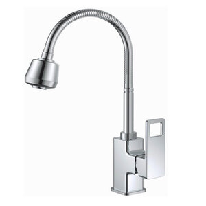 Изображение товара Смеситель для кухонной мойки Haiba, с гибким изливом, хром, HB73615