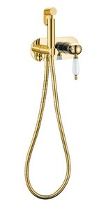 Изображение товара Гигиенический душ Boheme Imperiale 425 со смесителем, золото, встраиваемый