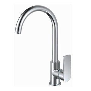 Изображение товара Смеситель для кухонной мойки Haiba HB70617 хром однорычажный с поворотным изливом