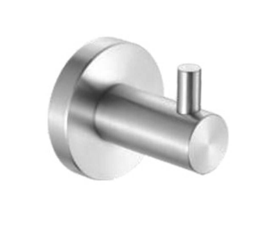 Изображение товара Крючок одинарный Haiba из нержавеющей стали HB8305-1, настенный, серый