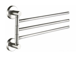 Изображение товара Полотенцедержатель тройной Haiba HB8313 из нержавеющей стали с поворотным механизмом