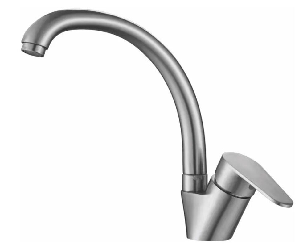 Изображение товара Смеситель для кухонной мойки Haiba HB41801-2 из нержавеющей стали