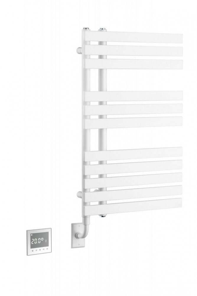 Изображение товара Электрический полотенцесушитель Boheme Venturo 80 x 50 см нержавеющая сталь