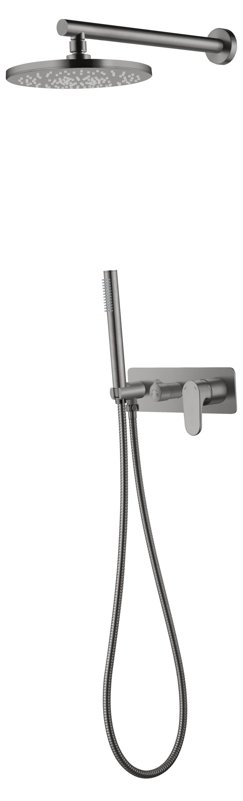 Изображение товара Душевая система Boheme Spectre 454-GM Вороненая сталь Gunmetal
