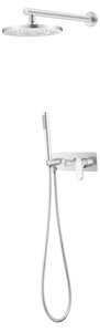 Изображение товара Душевая система Boheme Spectre 454-MW с верхним и ручным душем, белая матовая