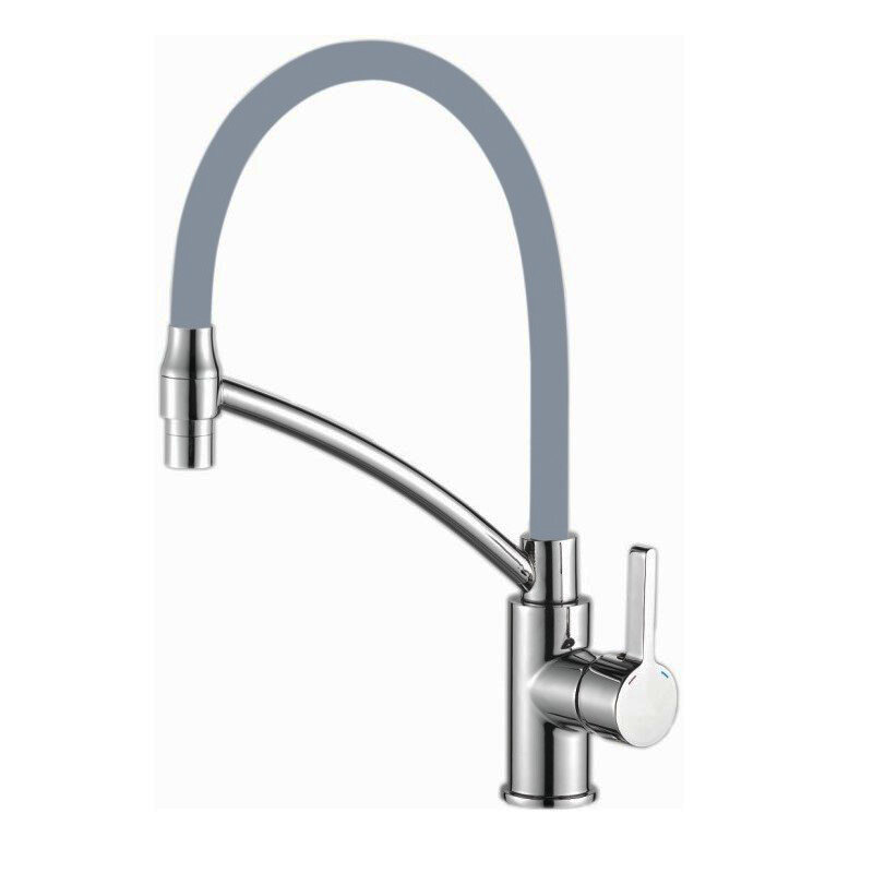 Изображение товара Смеситель для кухонной мойки Haiba HB73643-3 гибкий излив хром