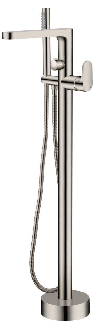 Изображение товара Смеситель напольный Boheme Spectre 459-NB для ванны, ручной душ, никель