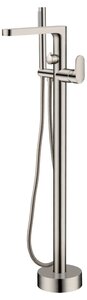Изображение товара Смеситель напольный Boheme Spectre 459-NB для ванны, ручной душ, никель