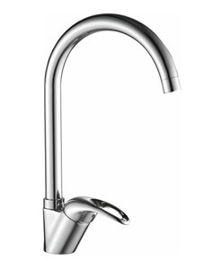 Изображение товара Смеситель для кухонной мойки Haiba HB4615 хром однорычажный с поворотным изливом