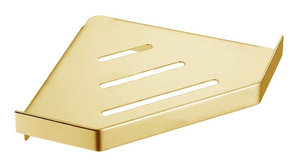 Изображение товара Угловая настенная полка из латуни Boheme New Venturo 10318-G золото