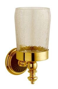 Изображение товара Стакан для зубных щеток Boheme Palazzo 10154, золото, черный