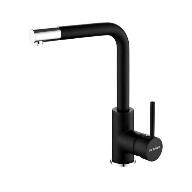 Изображение товара Смеситель Paulmark Honner Ho212018-401TB для кухонной мойки, антрацит полностью