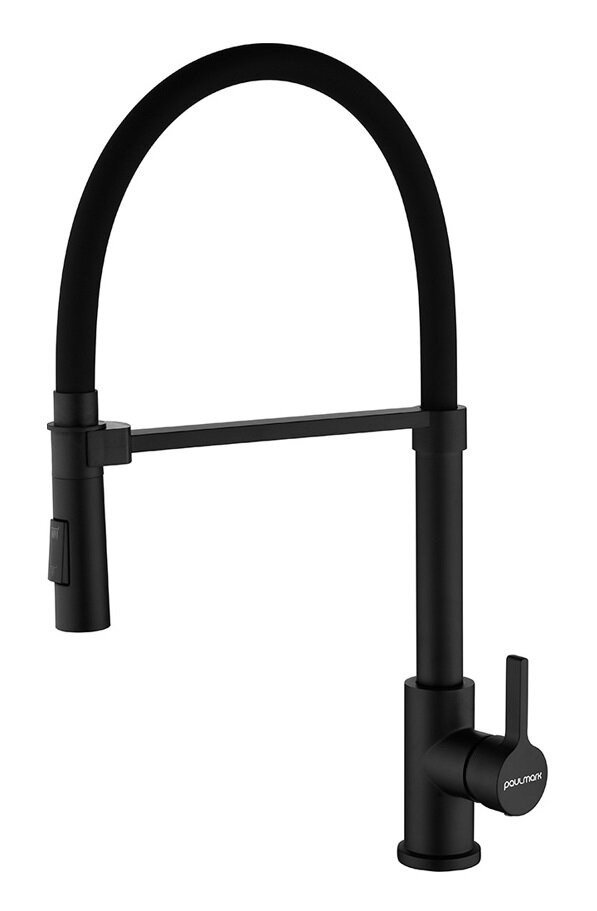 Изображение товара Смеситель Paulmark Halt Ha214021-AN для кухонной мойки антрацит