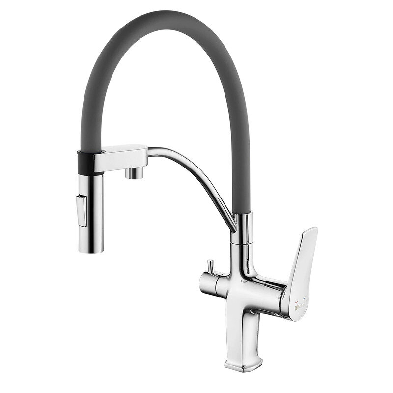Изображение товара Смеситель Lemark Comfort LM3074C-Gray для кухонной мойки Изображение товара Смеситель Lemark Comfort LM3074C-Gray для кухонной мойки