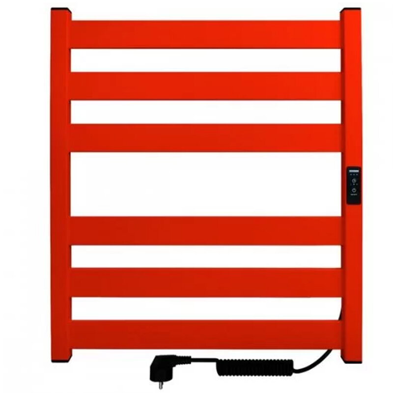 Изображение товара Электрический полотенцесушитель Indigo Oktava Slim 5 50x60 см нержавейка красный