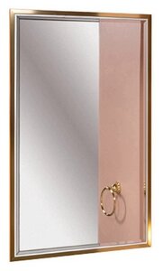 Изображение товара Зеркало Armadi Art Monaco 70 см с подсветкой, белый, золото, 566-WG