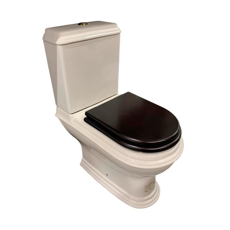 Изображение товара Напольный унитаз Caprigo York 0113 с бронзовой крышкой микролифт