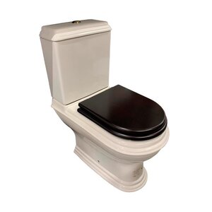 Изображение товара Напольный унитаз Caprigo York 0113, крышка микролифт бронза, кнопка слива воды бронза, комплект Santehnica.ru