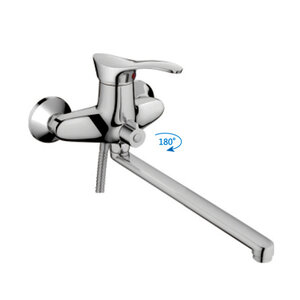 Изображение товара Смеситель для ванны и душа Cron, с душевым гарнитуром, хром, CN2201