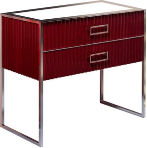 Изображение товара Тумба под раковину Armadi Art Monaco 100 см, напольная, бордовый, хром, 867-100-RCR
