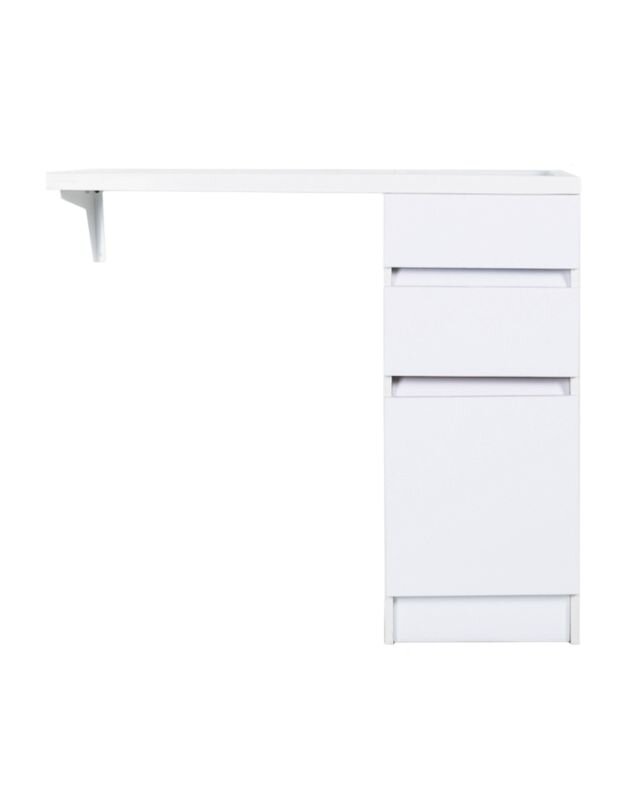 Изображение товара Тумба с раковиной для стиральной машины Orange Optima 100 см белая глянец