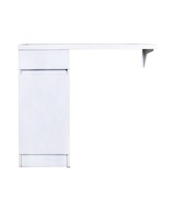 Изображение товара Тумба с раковиной под стиральную машину Orange Optima, левая, белый, с корзиной для белья, STK-40TUW+RAL