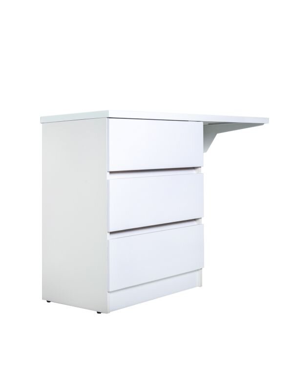 Изображение товара Тумба с раковиной под стиральную машину Orange Optima белая, 130х48х89.5 см