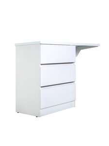 Изображение товара Тумба с раковиной под стиральную машину Orange Optima, левая, белый, ST-70TUW+RAL