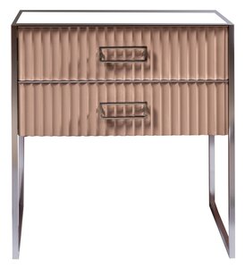 Изображение товара Тумба под раковину Armadi Art Monaco 80 см, напольная, капучино, хром, 867-080-CPCR