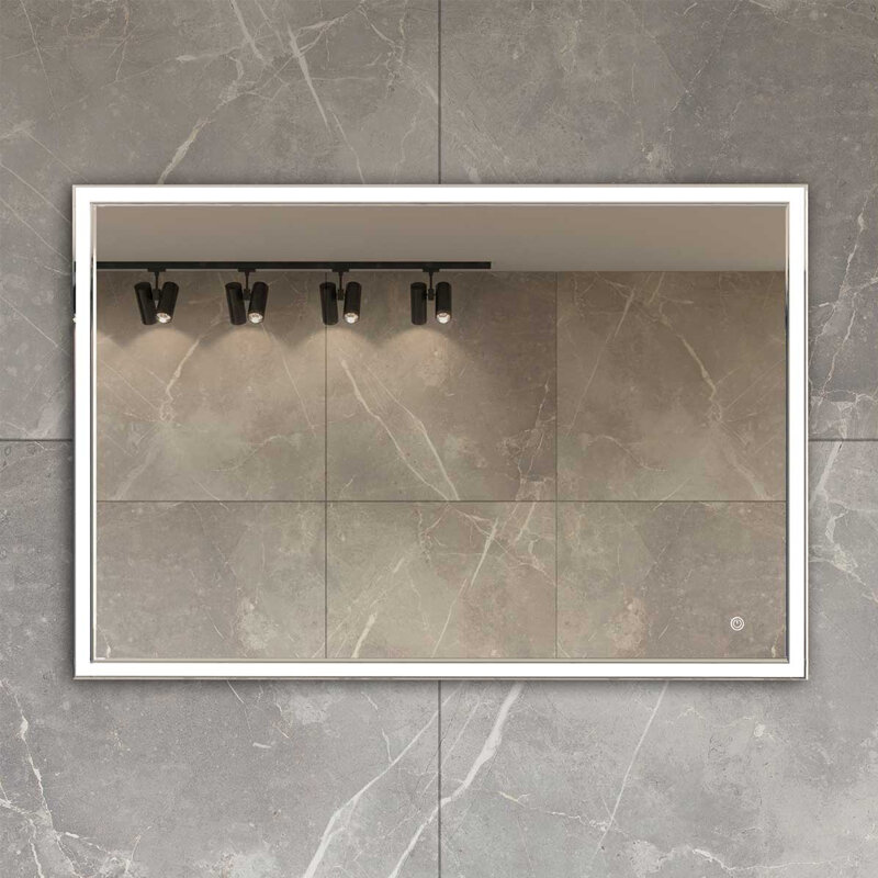 Изображение товара Зеркало Vincea 120х80см, LED c сенсорным выключателем, диммером и функцией антизапотевания, VLM-3VN120-2